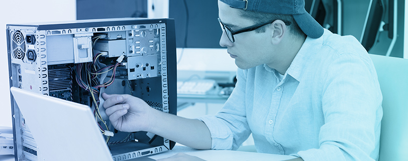 Network technician portrait